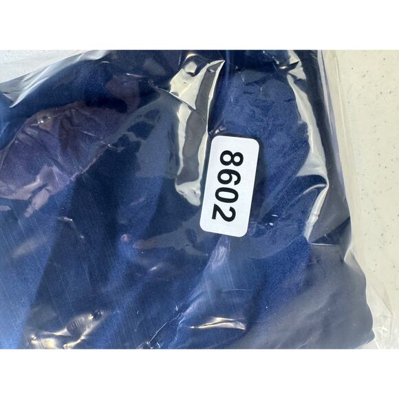 Vintage Nautical‎ Square Scarf Lot Navy Blue Solid Red Sheer Striped Pattern - Picture 12 of 12